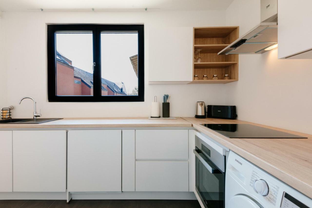 Luxury Apart' Mons City Center With Terrace Apartment Exterior photo